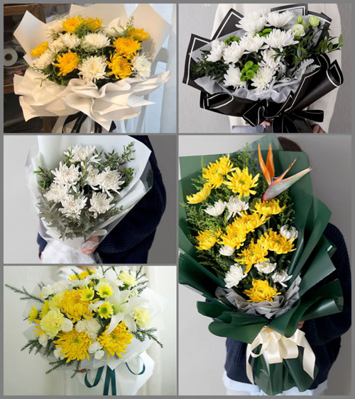 广东清远市佛冈县龙山镇湴镇村白事花束代送